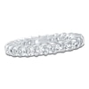 Thumbnail Image 1 of Certified Cushion-Cut Diamond Eternity Band 1-5/8 to 2 ct tw 14K White Gold