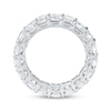 Thumbnail Image 3 of Emerald-Cut Lab-Grown Diamond Eternity Band 7-5/8 to 9-5/8 ct tw 14K White Gold
