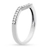 Thumbnail Image 2 of Diamond Wedding Band 1/8 ct tw Round 14K White Gold