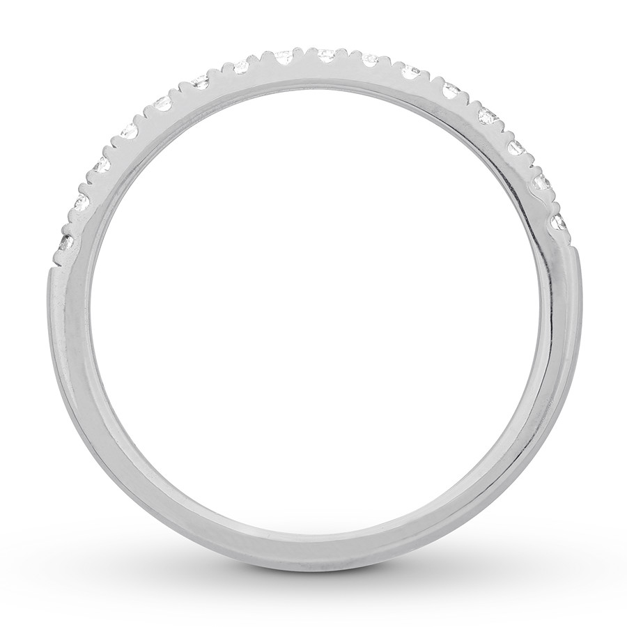 Diamond Wedding Band 1/4 carat tw Round 14K White Gold