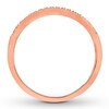 Thumbnail Image 2 of Diamond Wedding Band 1/10 ct tw Round-cut 14K Rose Gold