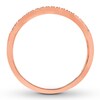 Thumbnail Image 1 of Diamond Wedding Band 1/10 ct tw Round-cut 14K Rose Gold