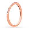 Thumbnail Image 3 of Diamond Wedding Band 1/10 ct tw Round-cut 14K Rose Gold