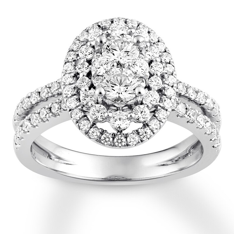 Diamond Engagement Ring 1-1/4 ct tw 14K White Gold