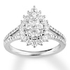 Thumbnail Image 0 of Diamond Engagement Ring 1-1/4 ct tw Round 14K White Gold