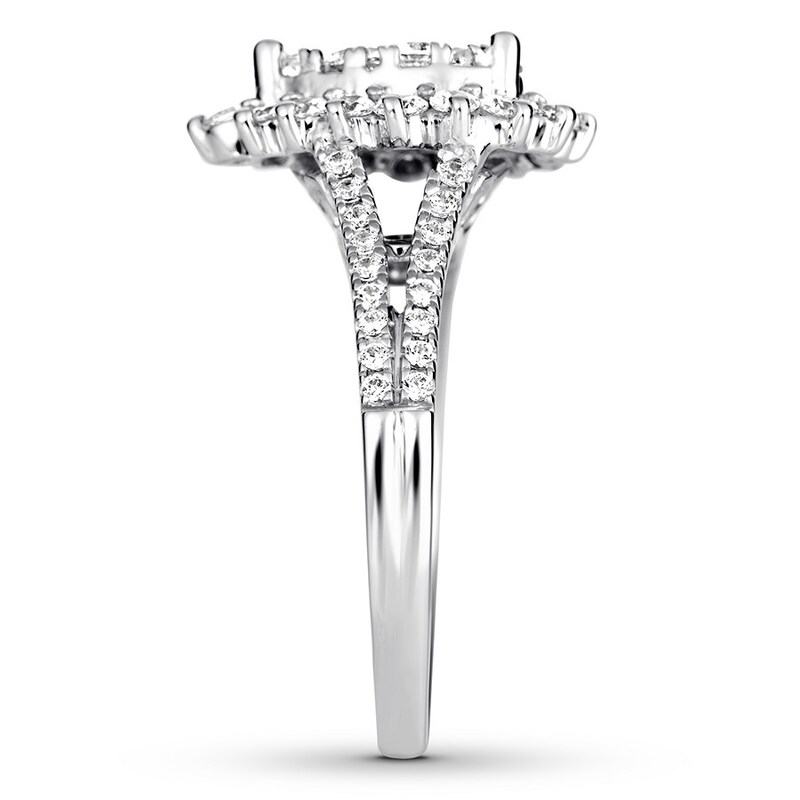 Diamond Engagement Ring 1-1/4 ct tw Round 14K White Gold