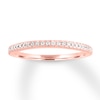 Thumbnail Image 1 of Diamond Wedding Band 1/8 carat tw Round 14K Rose Gold