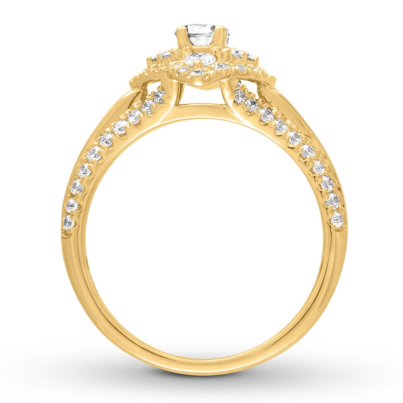 Diamond Engagement Ring 1 Carat tw 14K Yellow Gold