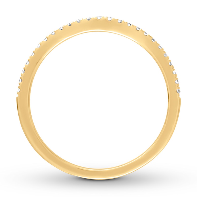 Main Image 2 of Diamond Wedding Band 1/8 carat tw 14K Yellow Gold