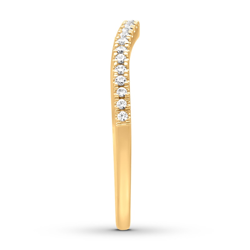 Main Image 3 of Diamond Wedding Band 1/8 carat tw 14K Yellow Gold