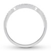 Thumbnail Image 1 of Diamond Wedding Band 1/8 ct tw Round 14K White Gold