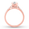 Thumbnail Image 1 of Diamond Engagement Ring 5/8 ct tw Round-cut 14K Rose Gold