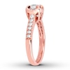 Thumbnail Image 2 of Diamond Engagement Ring 5/8 ct tw Round-cut 14K Rose Gold