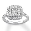 Thumbnail Image 1 of Diamond Engagement Ring 7/8 ct tw Round 14K White Gold