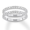 Thumbnail Image 1 of Diamond Wedding Bands 5/8 carat tw Round 14K White Gold