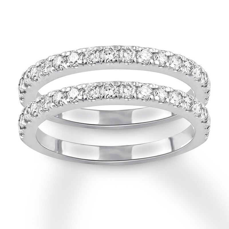 Main Image 1 of Diamond Wedding Bands 5/8 carat tw Round 14K White Gold