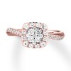Thumbnail Image 1 of Diamond Engagement Ring 5/8 carat tw Round 14K Two-Tone Gold