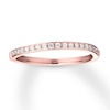 Thumbnail Image 0 of Diamond Wedding Band 1/8 carat tw 14K Rose Gold