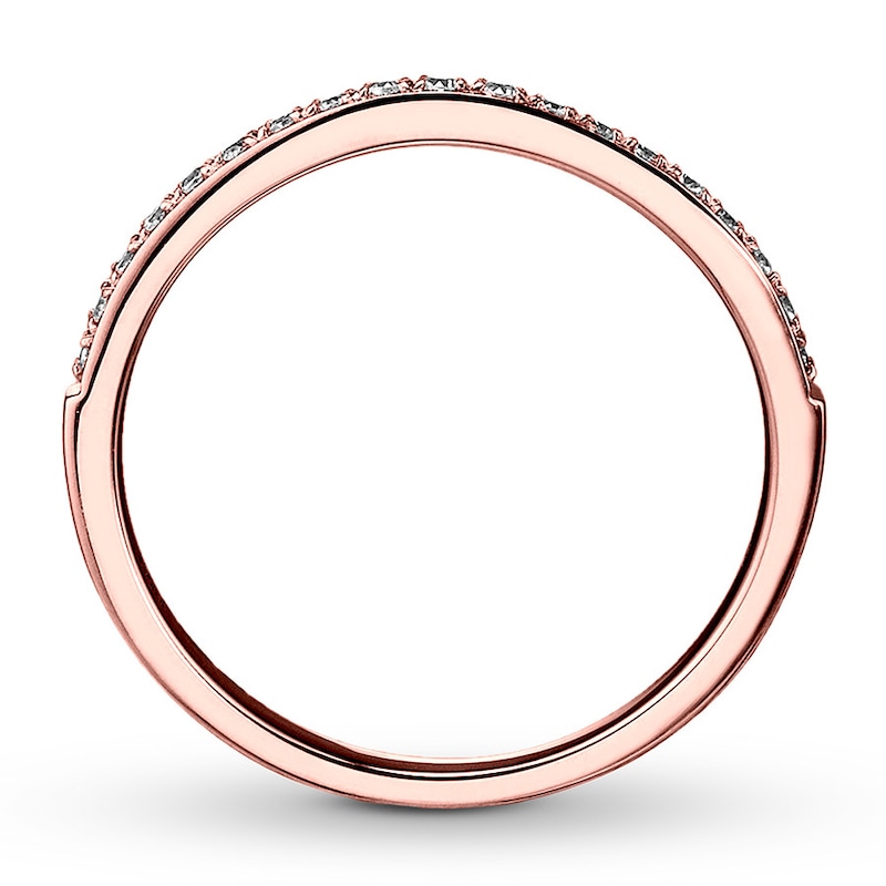 Diamond Wedding Band 1/8 carat tw 14K Rose Gold