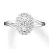 Thumbnail Image 0 of Diamond Engagement Ring 1/2 carat tw Round 14K White Gold