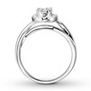 Thumbnail Image 1 of Diamond Engagement Ring 1/2 carat tw Round 14K White Gold