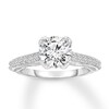 Thumbnail Image 0 of Diamond Engagement Ring 1-3/8 ct tw Round 14K White Gold