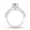 Thumbnail Image 1 of Diamond Engagement Ring 1-3/8 ct tw Round 14K White Gold