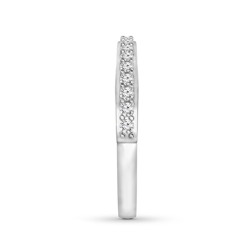 Main Image 3 of Diamond Wedding Band 1/4 ct tw Round 14K White Gold