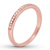 Thumbnail Image 1 of Diamond Wedding Band 1/10 ct tw Round-cut 14K Rose Gold