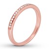 Thumbnail Image 0 of Diamond Wedding Band 1/10 ct tw Round-cut 14K Rose Gold