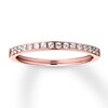 Thumbnail Image 0 of Diamond Wedding Band 1/5 ct tw Round 14K Rose Gold