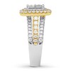 Thumbnail Image 1 of Diamond Engagement Ring 1-3/4 ct tw Princess 14K Two-Tone Gold