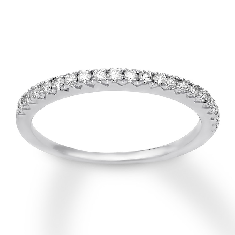 Main Image 1 of Diamond Wedding Band 1/4 ct tw Round 14K White Gold
