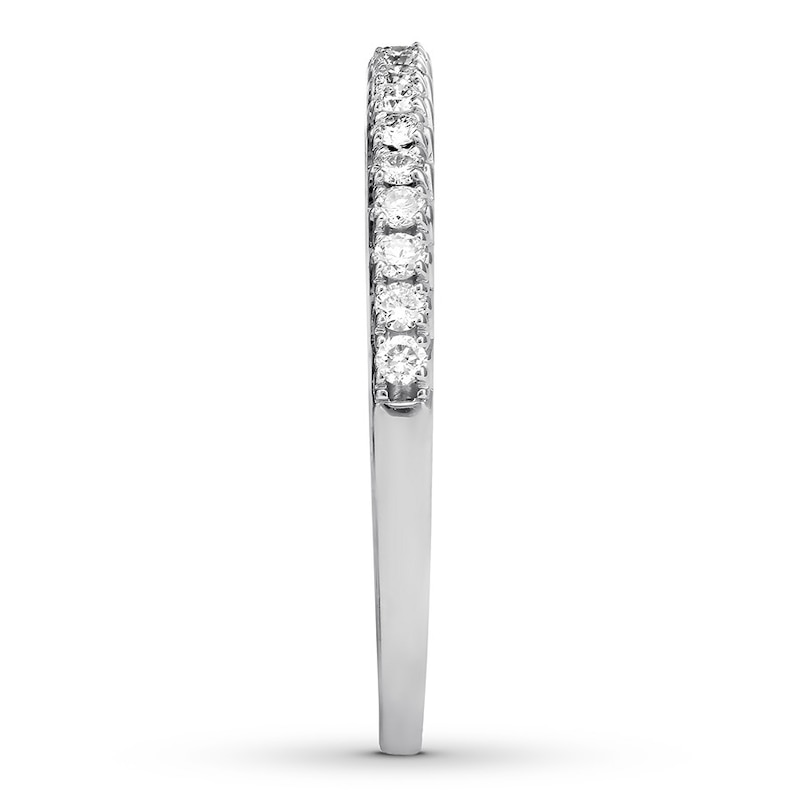 Main Image 2 of Diamond Wedding Band 1/4 ct tw Round 14K White Gold