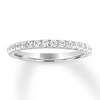 Thumbnail Image 1 of Diamond Wedding Band 1/3 carat tw Round 14K White Gold