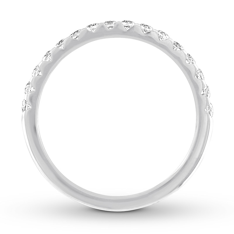 Main Image 2 of Diamond Wedding Band 1/3 carat tw Round 14K White Gold