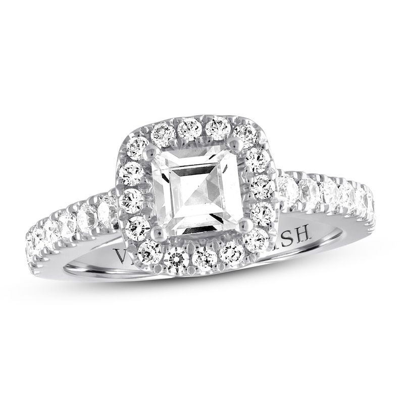 Vera Wang WISH Engagement Ring 1-1/2 ct tw Diamonds 14K Gold with 360