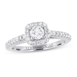 Vera Wang WISH Ring 3/4 carat tw Diamonds 14K White Gold