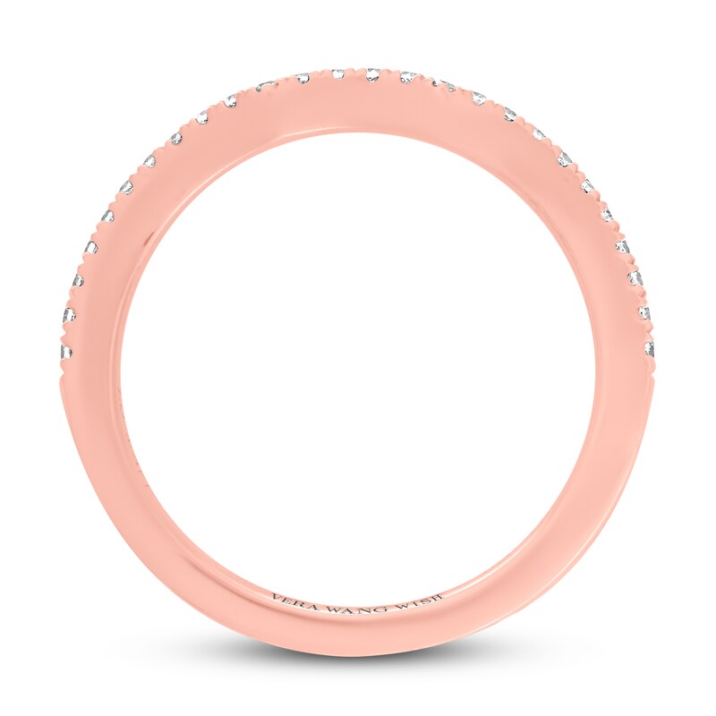 Vera Wang WISH Wedding Ring 1/6 ct tw Diamonds 14K Rose Gold