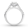Thumbnail Image 1 of Diamond Engagement Ring 1 carat tw Pie-shaped 14K White Gold