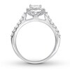 Thumbnail Image 2 of Diamond Engagement Ring 1 carat tw Pie-shaped 14K White Gold