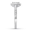 Thumbnail Image 3 of Diamond Engagement Ring 1 carat tw Pie-shaped 14K White Gold