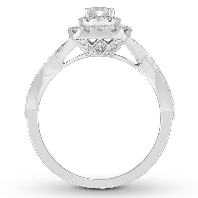 Main Image 2 of Neil Lane Engagement Ring 7/8 ct tw Diamonds 14K White Gold