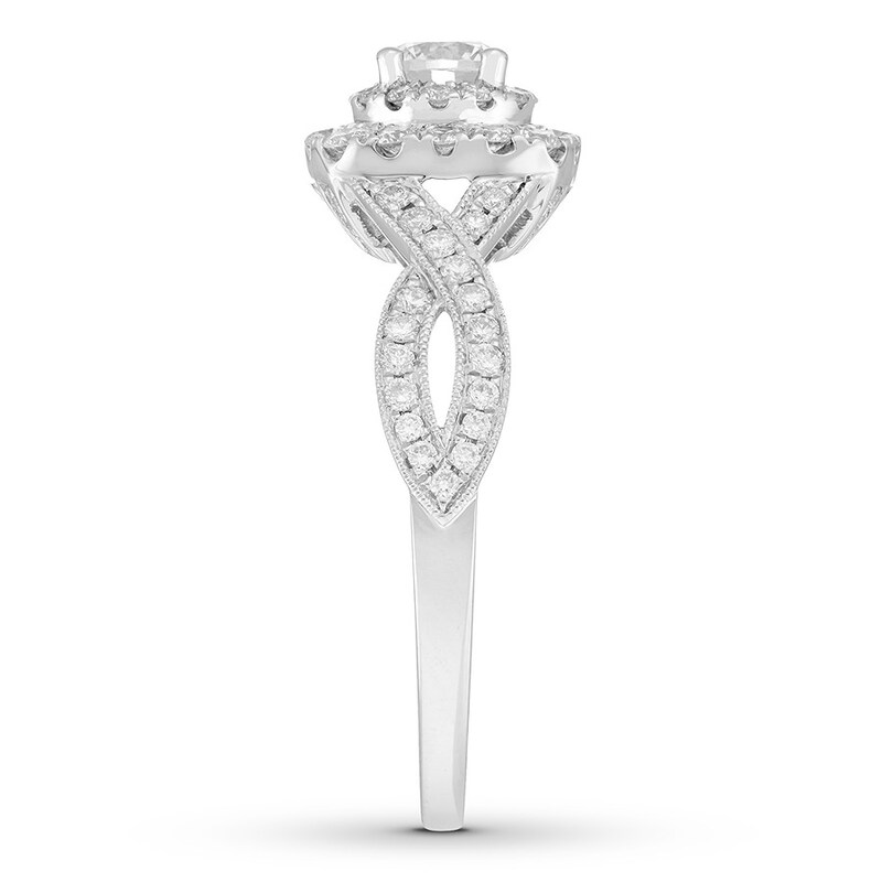 Main Image 3 of Neil Lane Engagement Ring 7/8 ct tw Diamonds 14K White Gold