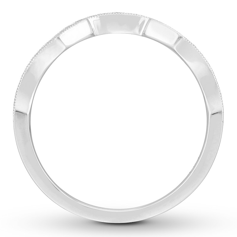 Main Image 2 of Neil Lane Wedding Band 1/8 ct tw Diamonds 14K White Gold