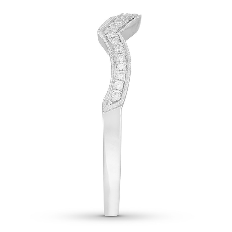 Main Image 3 of Neil Lane Wedding Band 1/8 ct tw Diamonds 14K White Gold