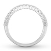 Thumbnail Image 1 of Diamond Wedding Band 3/8 carat tw Round-cut 14K White Gold