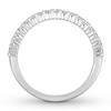 Thumbnail Image 1 of Diamond Wedding Band 3/8 carat tw Round-cut 14K White Gold