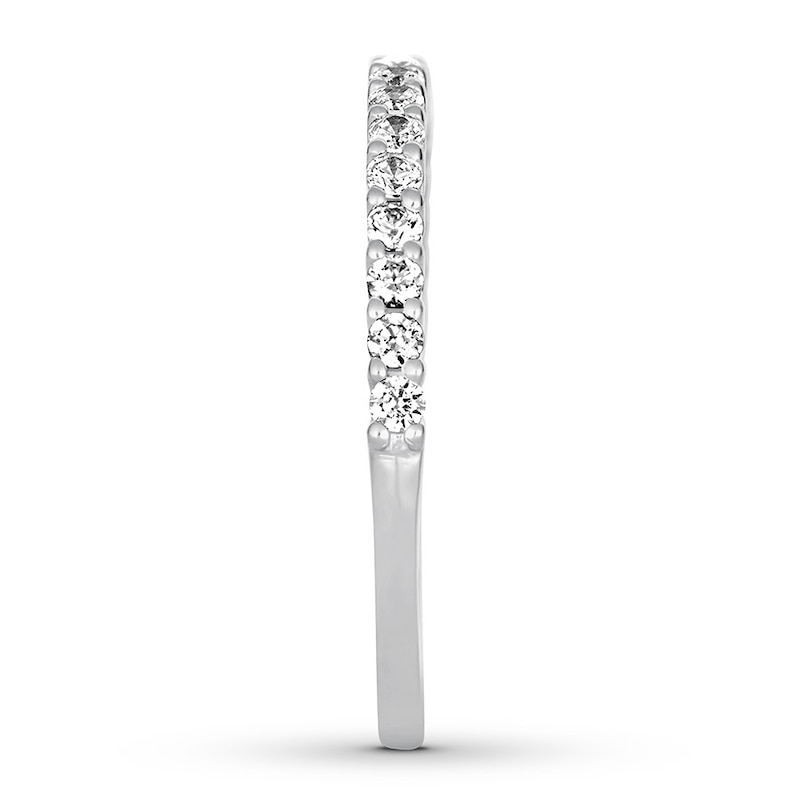 Diamond Wedding Band 3/8 carat tw Round-cut 14K White Gold