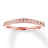 Thumbnail Image 0 of Diamond Wedding Band 1/5 ct tw Round 14K Rose Gold
